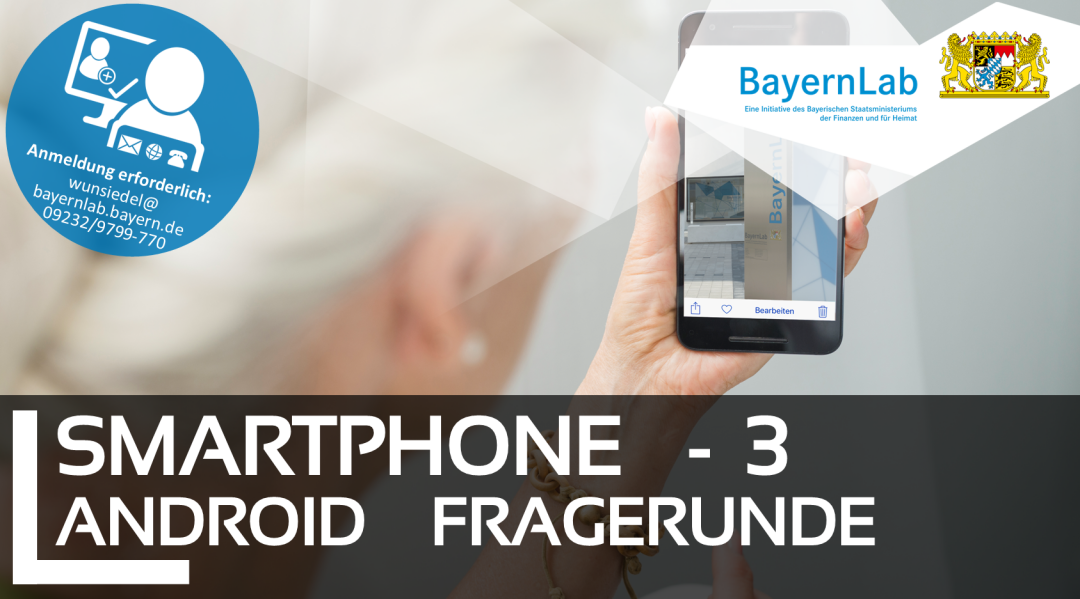 Termingrafik für Vortrag Smartphone 3 - Tipps und Fragerunde für Android  am 21. Oktober, 10.00 Uhr bis 11.30 Uhr im BayernLab Wunsiedel